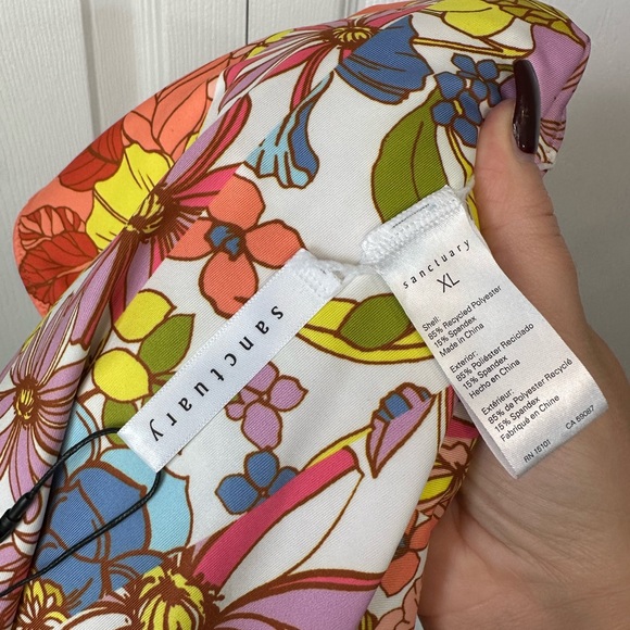 Sanctuary Swim Reversible One-piece XL NWT - Picture 9 of 9